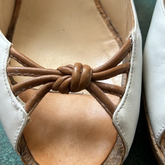 Christian Louboutin Cork Wedge Heels 38 - Picture 4 of 11